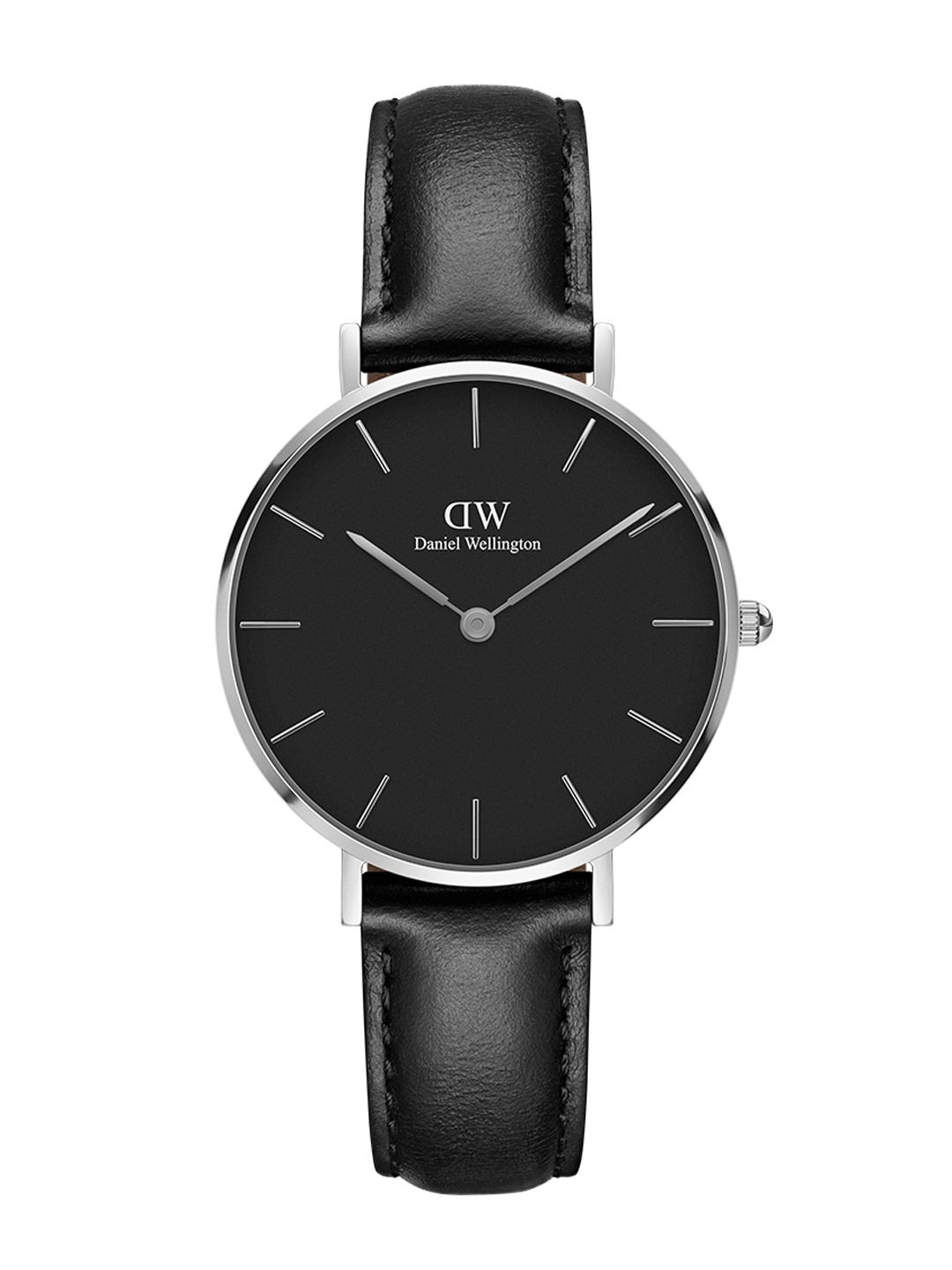 

Daniel Wellington Women Petite Sheffield Black Silver Watch