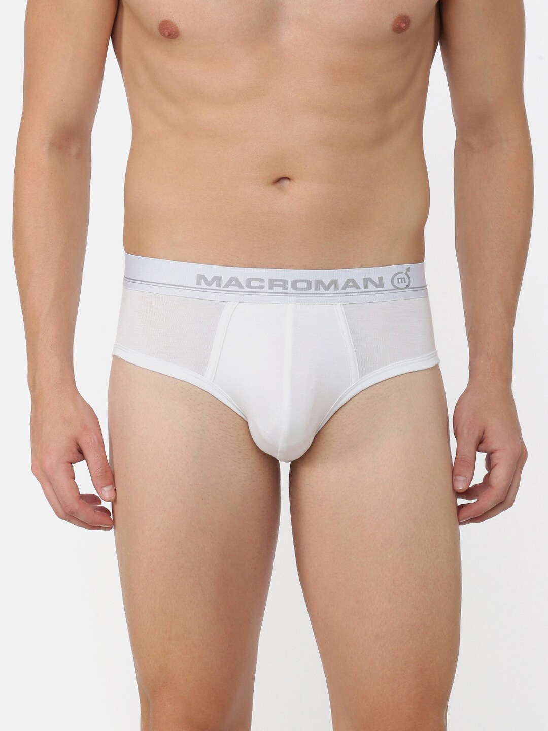 

Macroman M-Series Men Basic Briefs, White