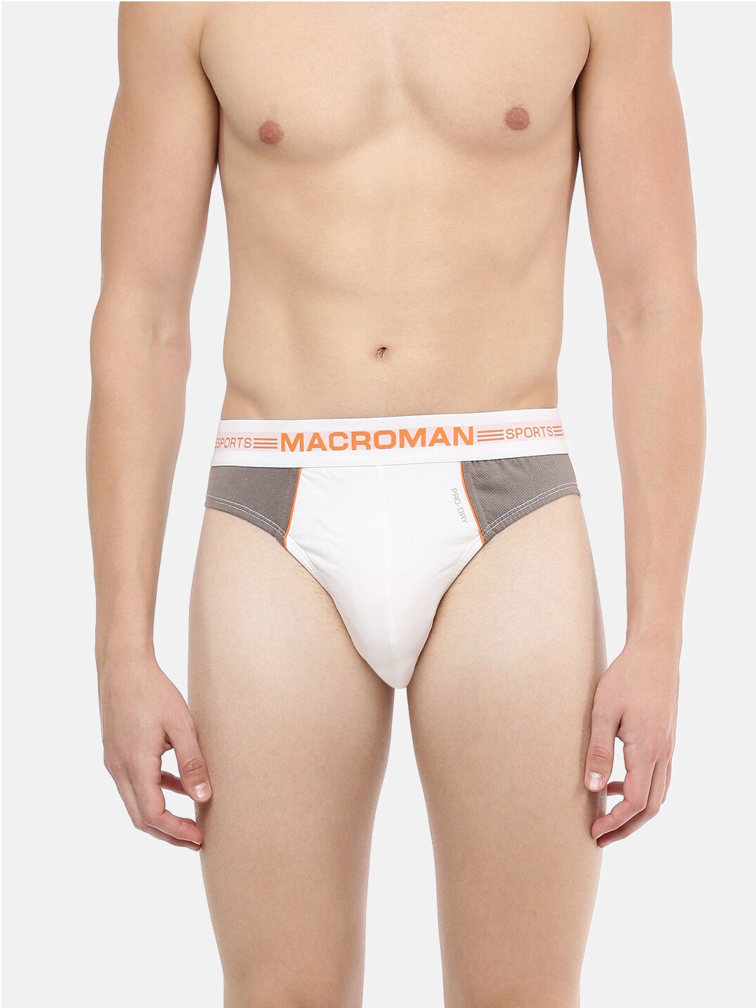 

Macroman M-Series Men Basic Briefs, White