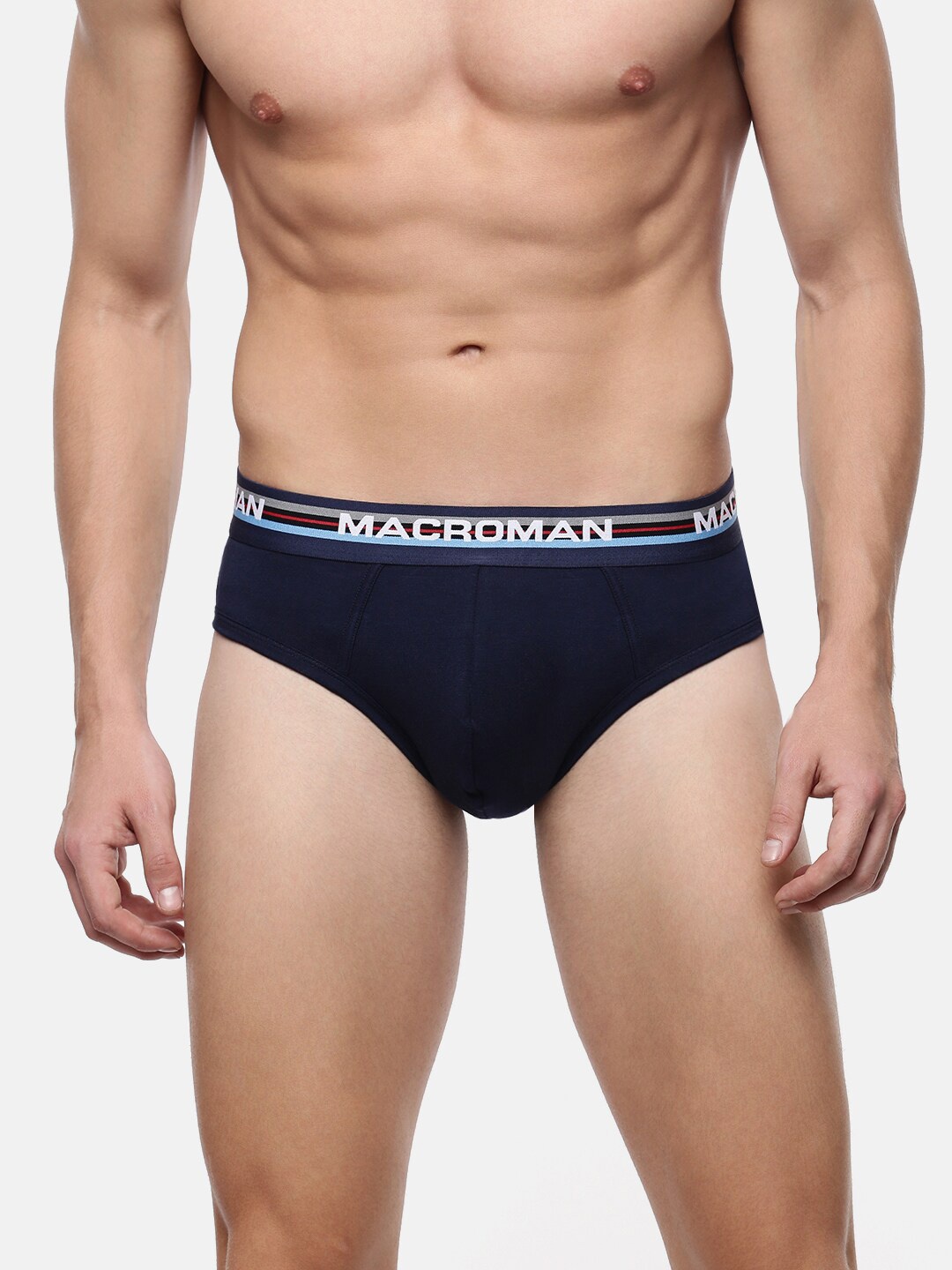 

Macroman M-Series Men Low-Rise Ultra Soft Basic Brief, Navy blue
