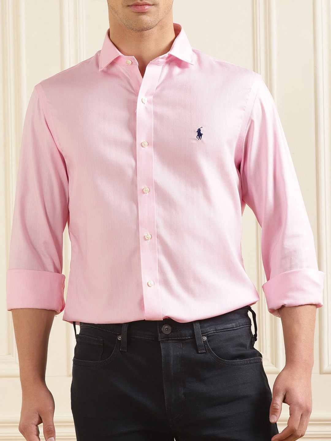 

Polo Ralph Lauren Striped Cotton Casual Shirt, Pink