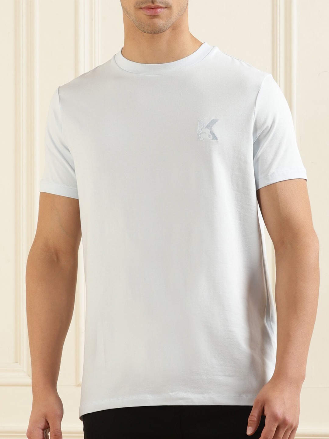 

Karl Lagerfeld Round Neck T-shirt, White