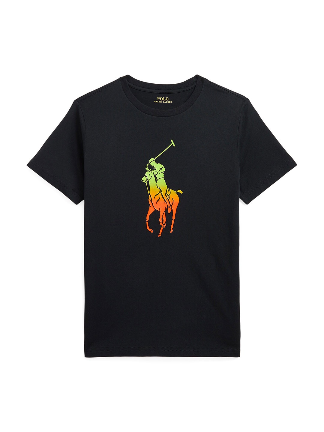 

Polo Ralph Lauren Boys Graphic Printed Cotton T-Shirt, Black