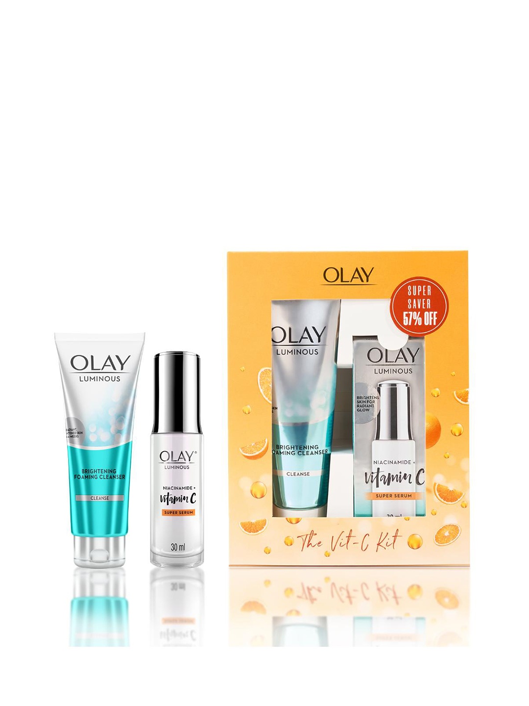 Olay Vitamin C Kit for 2X Glow with Serum 30ml 