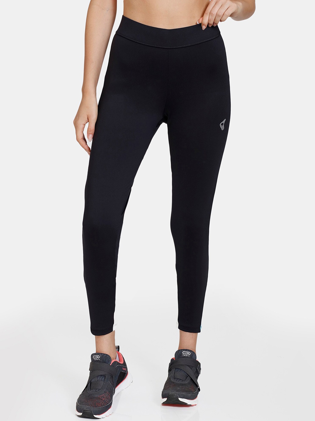 

Zelocity by Zivame Women Ankle Length Tights, Black