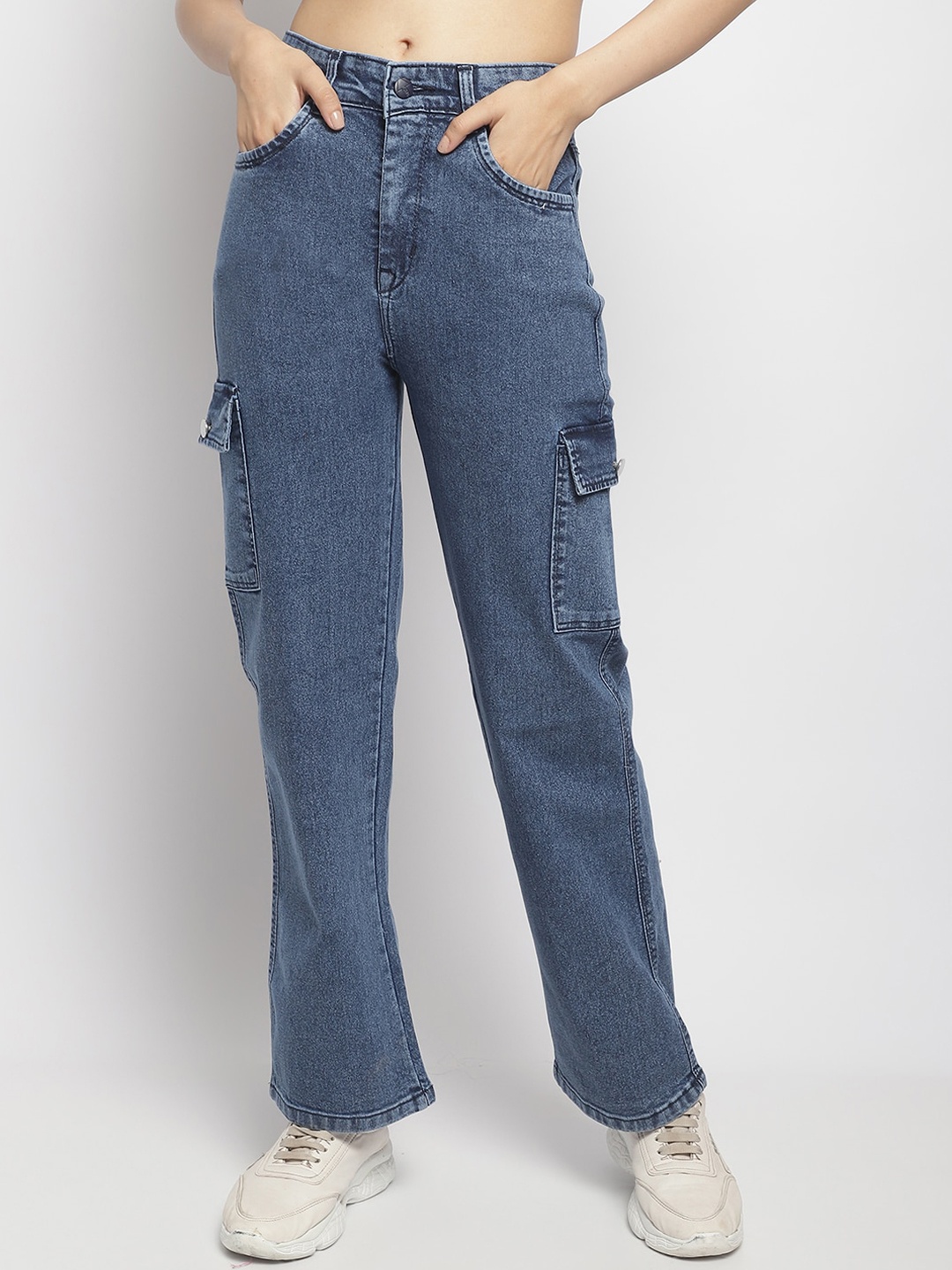 

ELLIS Women Smart Straight Fit Jeans, Blue