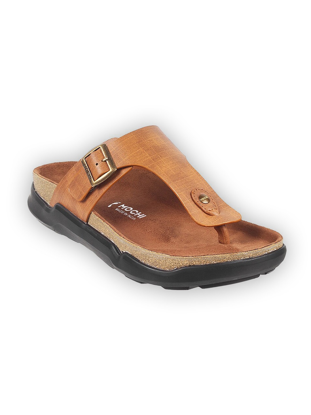 

Mochi Men Textured Comfort Sandals, Tan