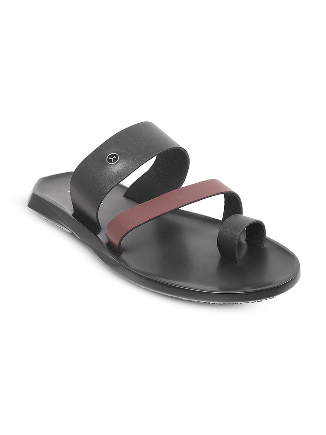 

Mochi Men Colourblocked Comfort Sandals, Black