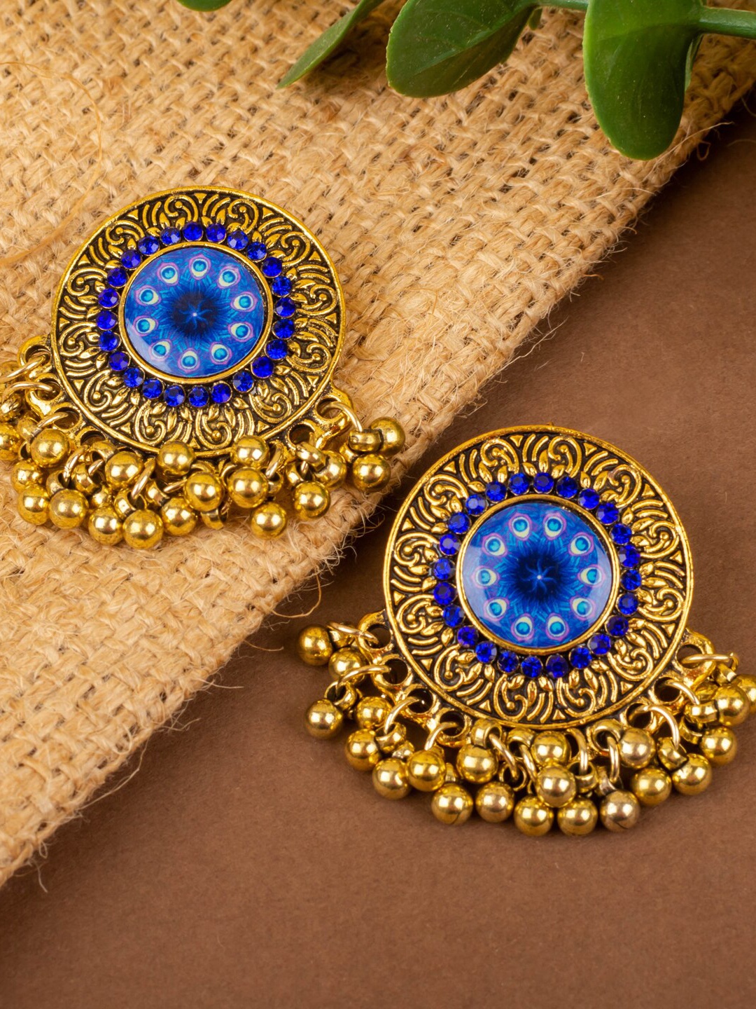 

Jewelz Blue Contemporary Studs Earrings