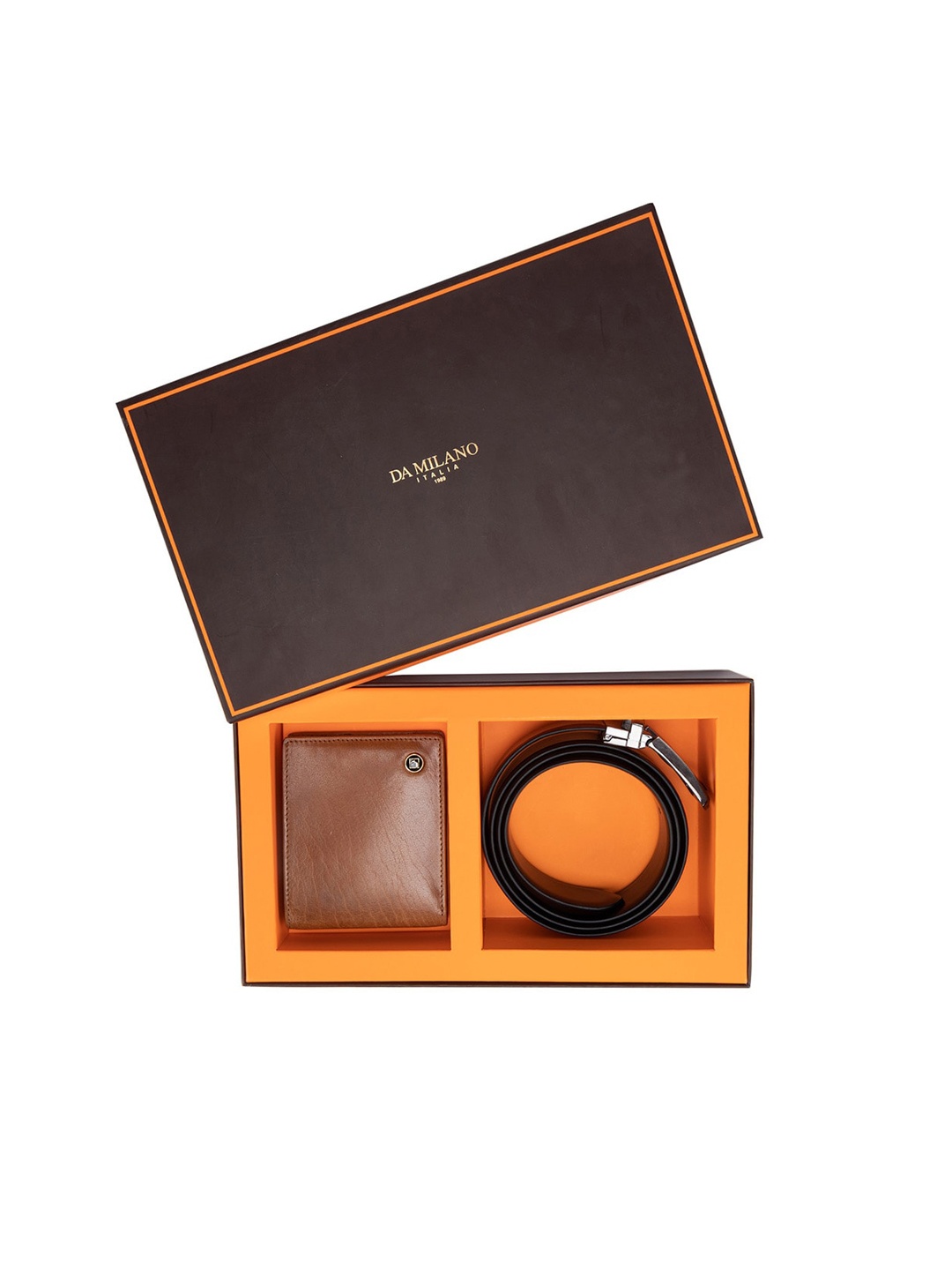 

Da Milano Women Set Of 2 Accessory Gift Set, Brown