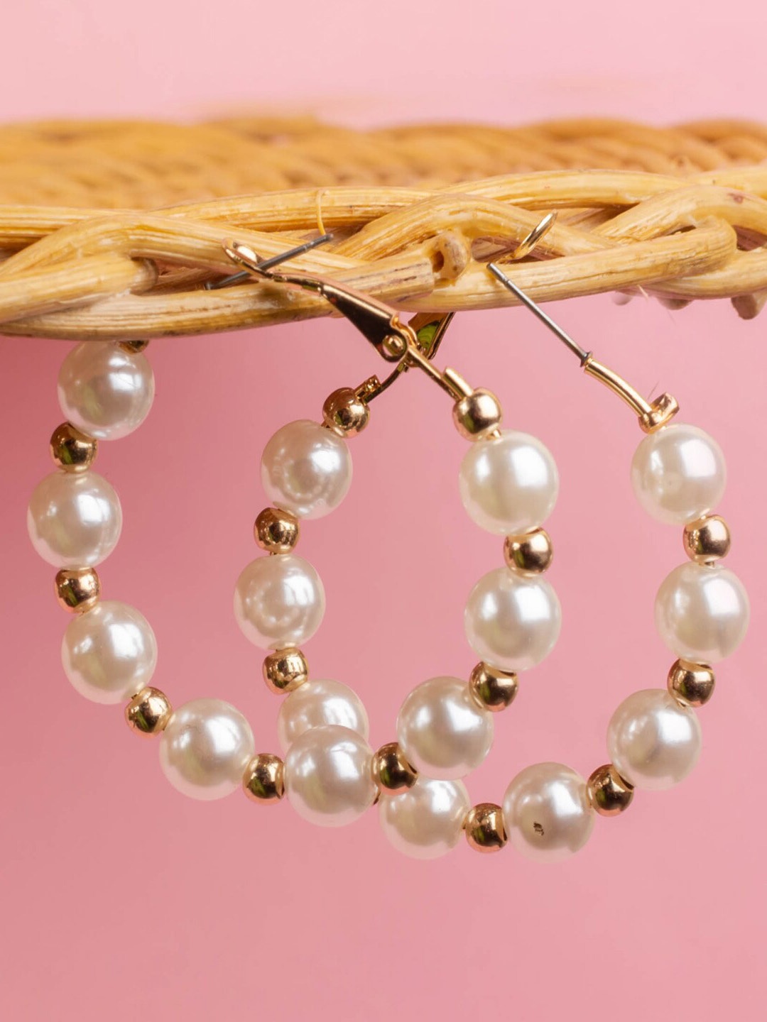 

Jewelz Gold-Plated Contemporary Hoop Earrings