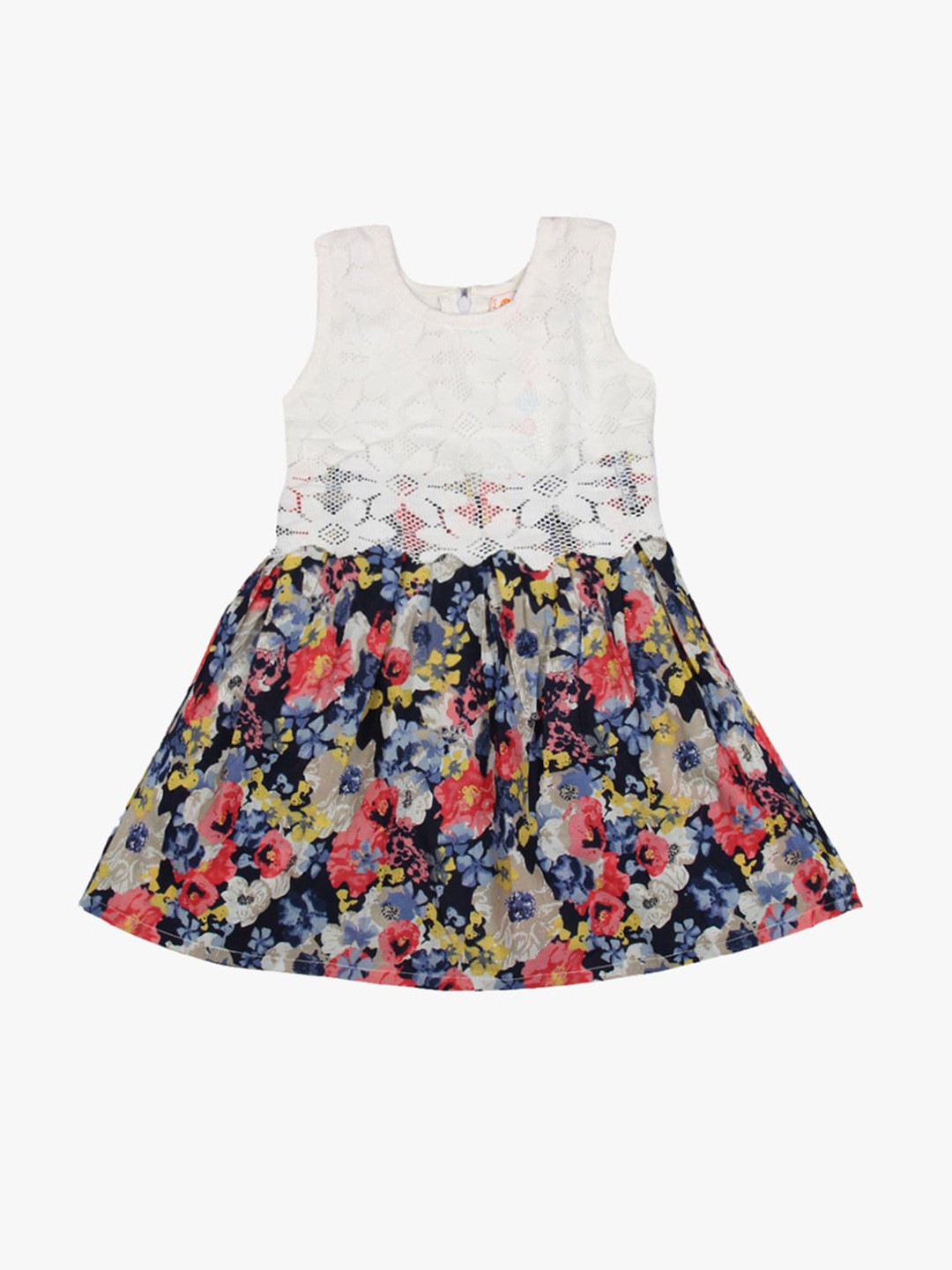 

Kids On Board Multicoloured Floral Print Fit & Flare Dress, Multi