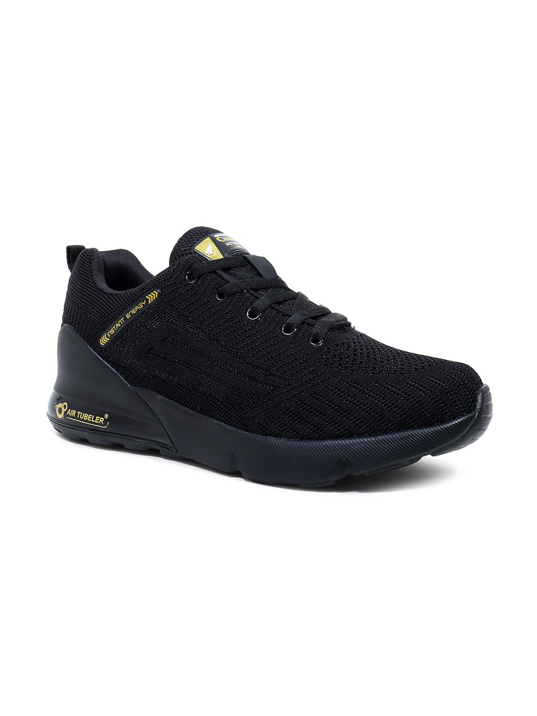 

Champs Men Mesh Non-Marking Running Shoes, Black