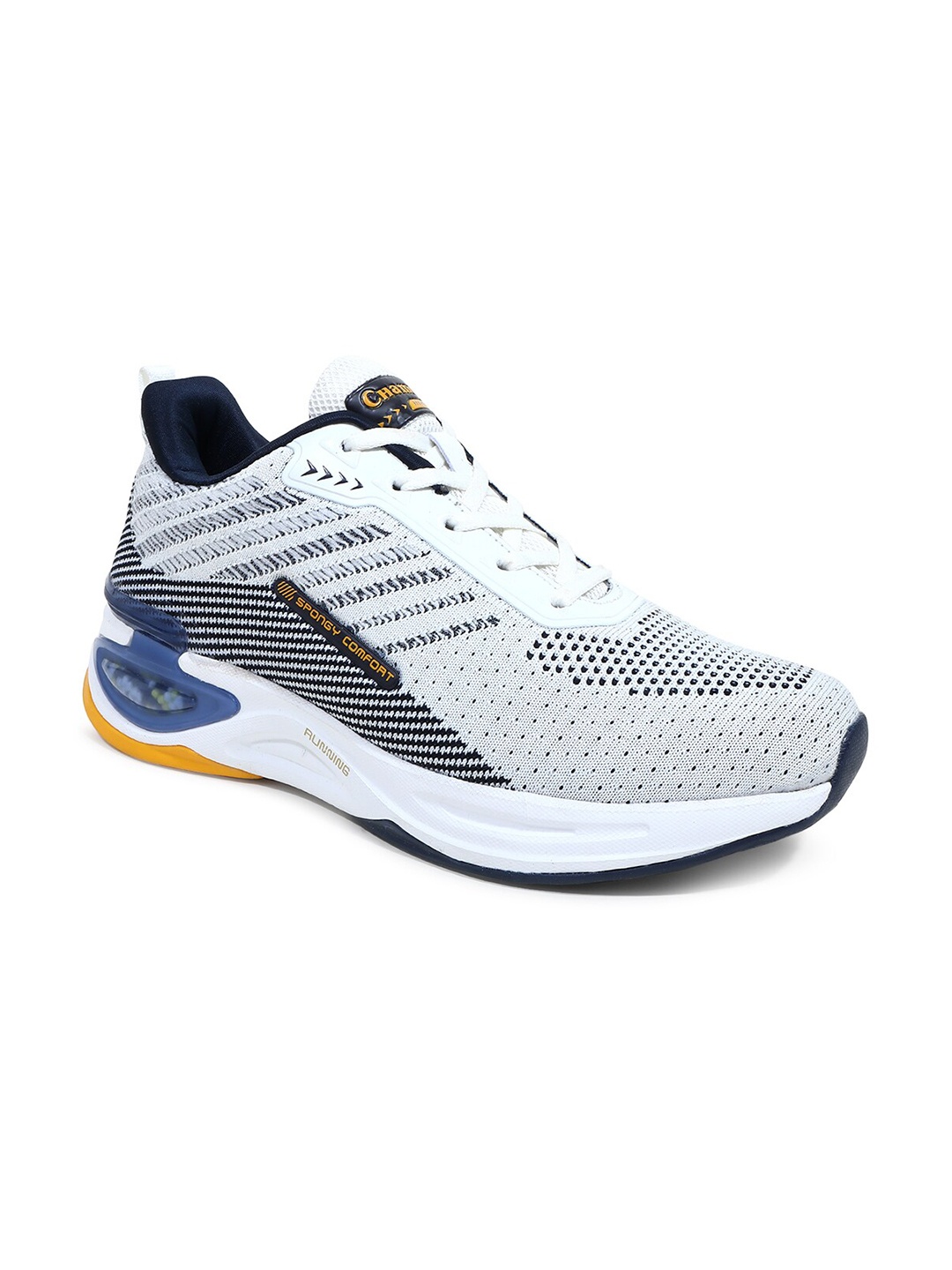 

Champs Men Mesh Non-Marking Running Shoes, White