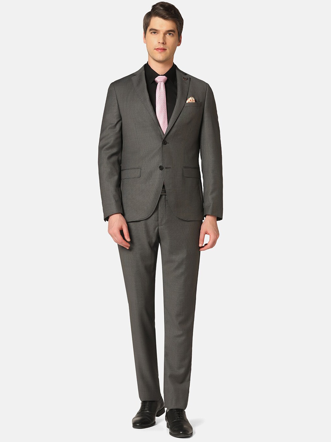 

Blackberrys Men Luxe Slim Fit Formal Suit, Charcoal