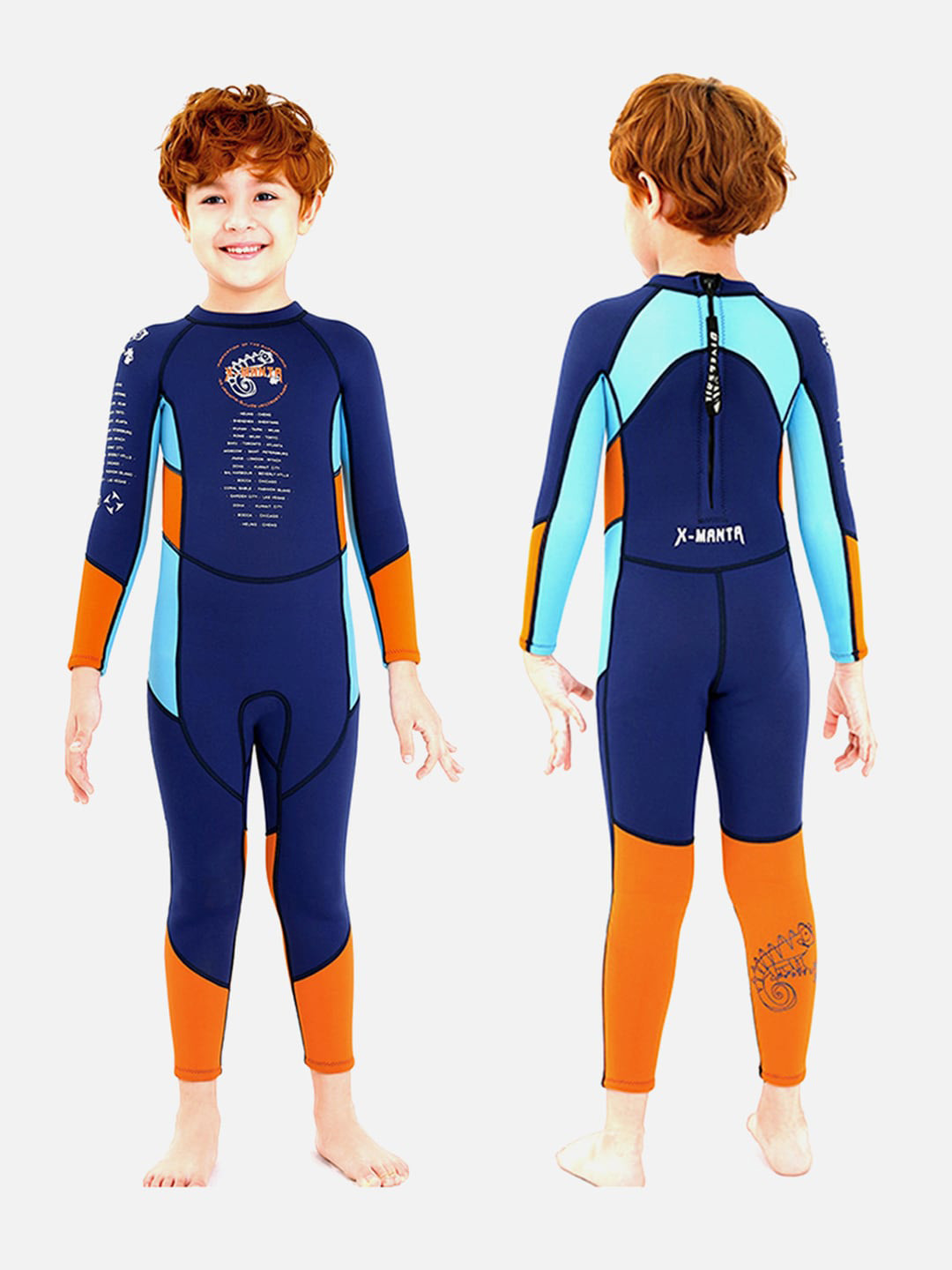 

Little Surprise Box LLP Boys Colourblocked Full Length Legsuit, Blue