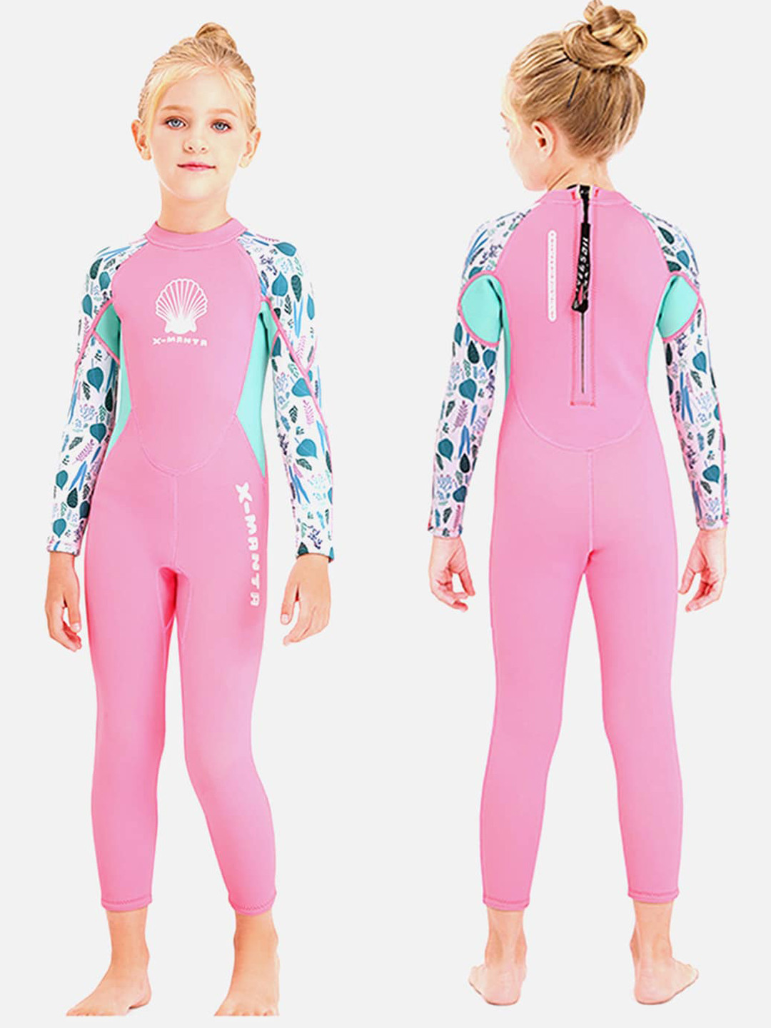 

Little Surprise Box LLP Girls Printed Full Length Legsuit, Pink