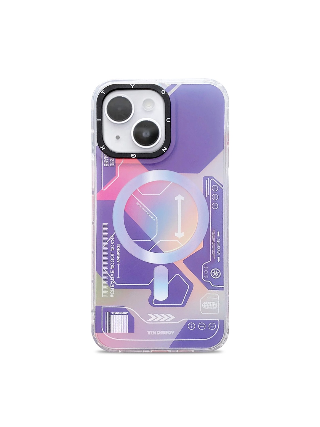 

TREEMODA Magsafe iPhone 13 Printed Mobile Back Case, Purple