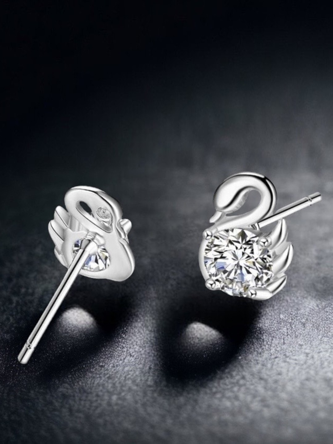 

MYKI Silver-Plated Contemporary Studs Earrings