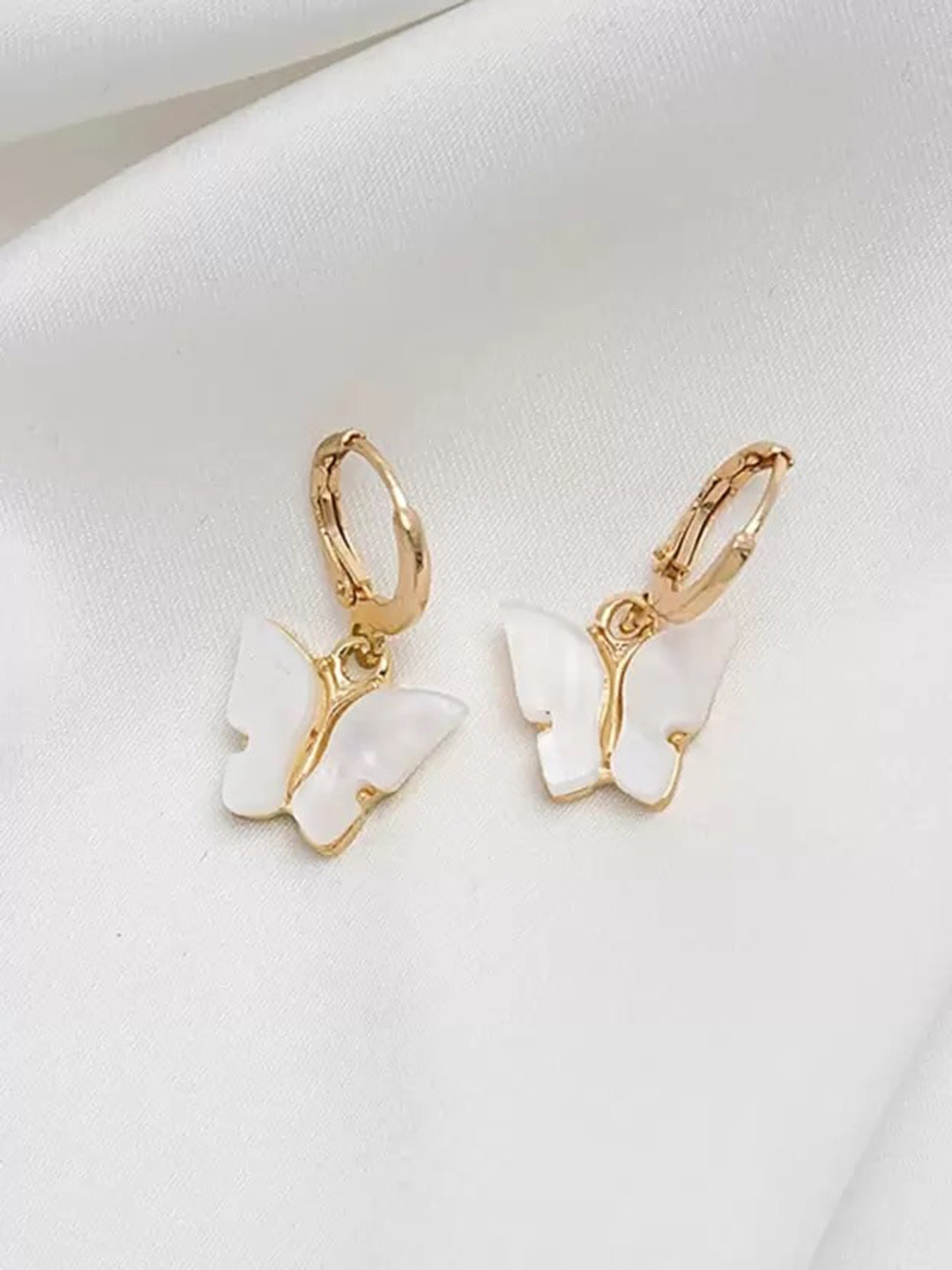 

MYKI Rose Gold-Plated Contemporary Hoop Earrings