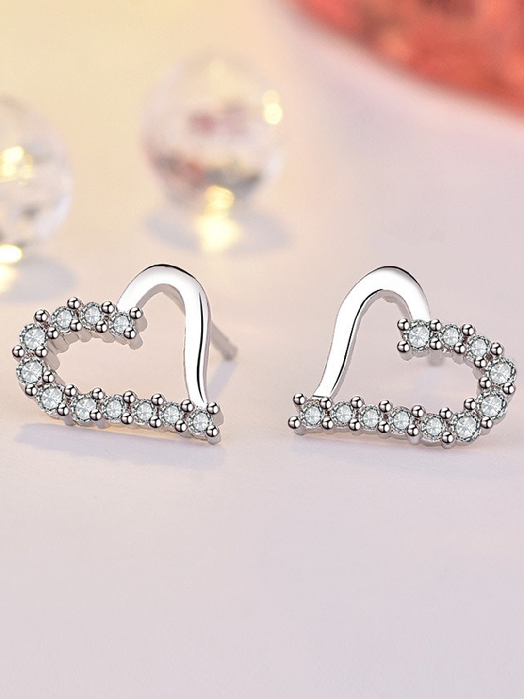 

MYKI Silver-Plated Contemporary Studs Earrings