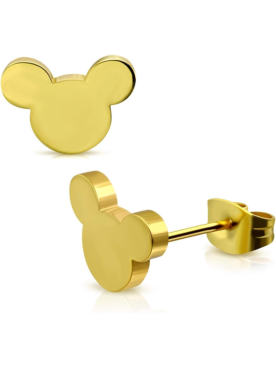 

MYKI Gold-Toned Contemporary Studs Earrings