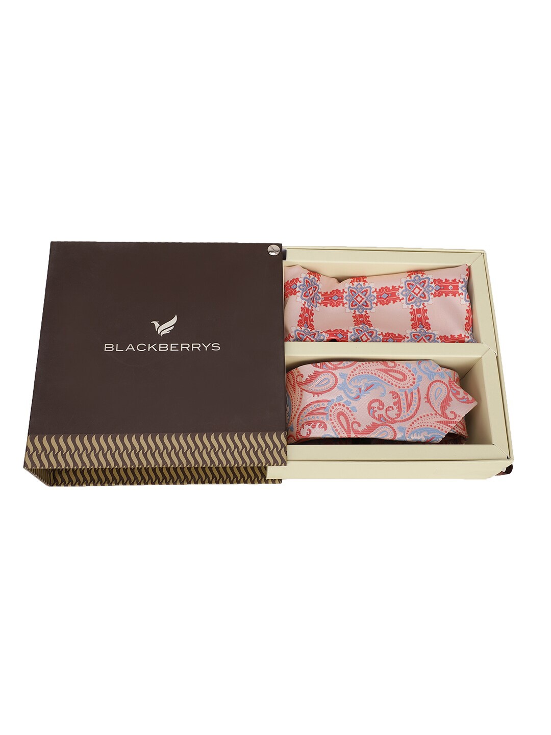 

Blackberrys Men Printed Skinny Tie, Pink