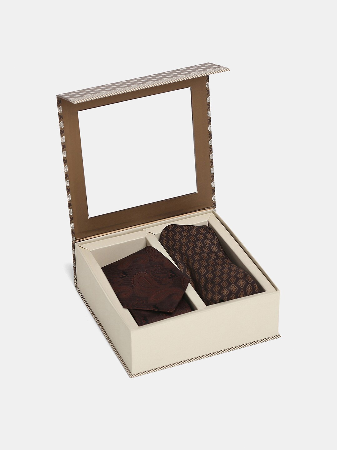 

Blackberrys Men Printed Skinny Tie, Brown