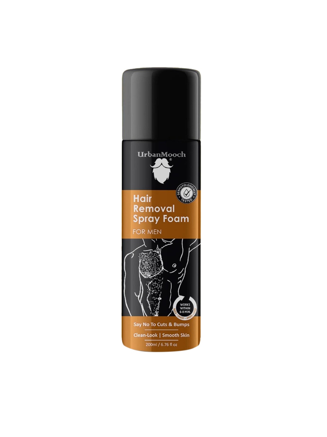 

UrbanMooch Men Hair Removal Spray Foam - 200 ml, Black