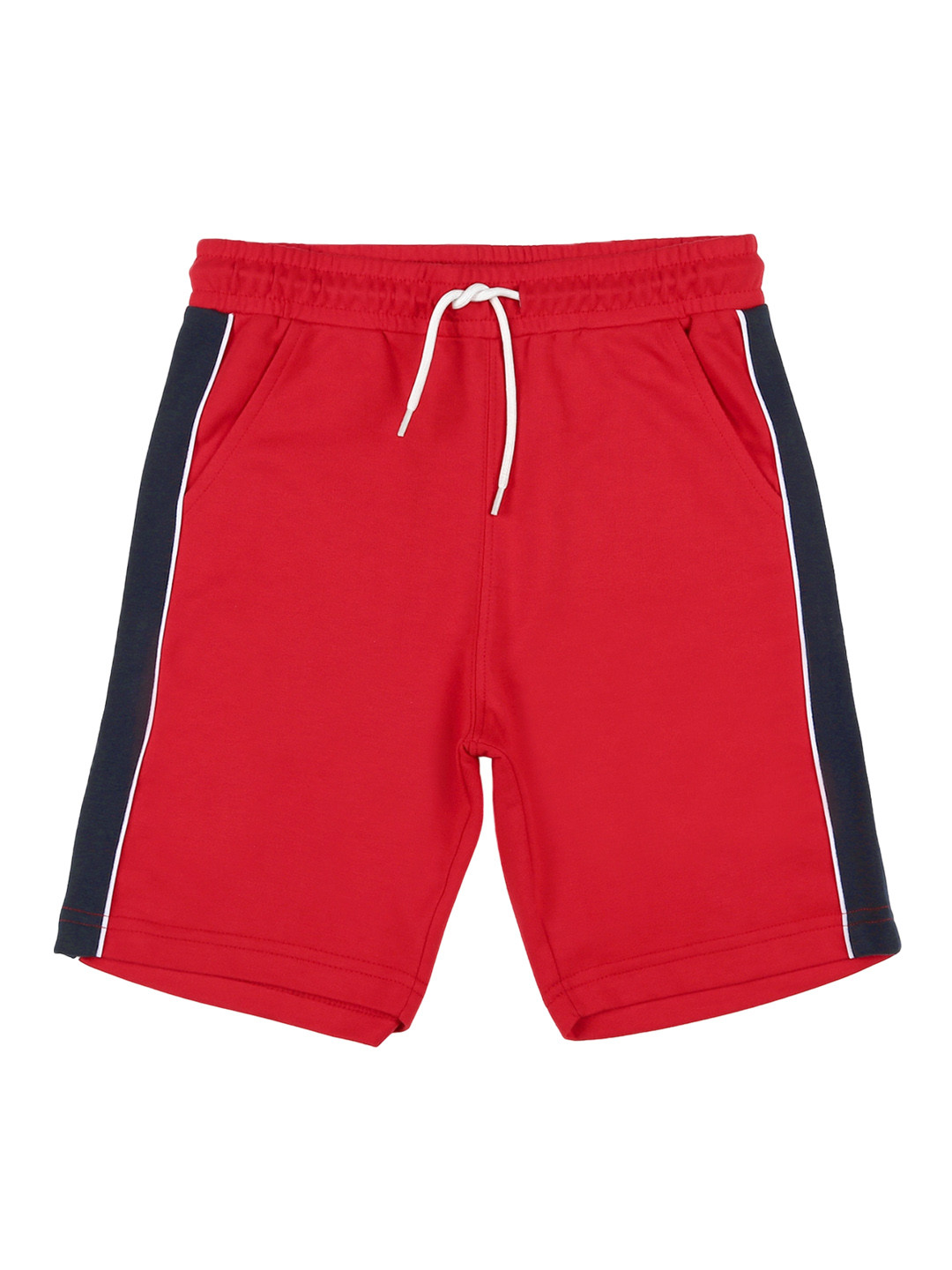 

Provogue Boys Side Panel Mid-Rise Shorts, Red