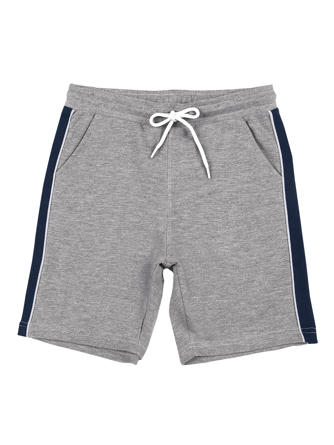

Provogue Boys Side Panel Mid-Rise Shorts, Grey