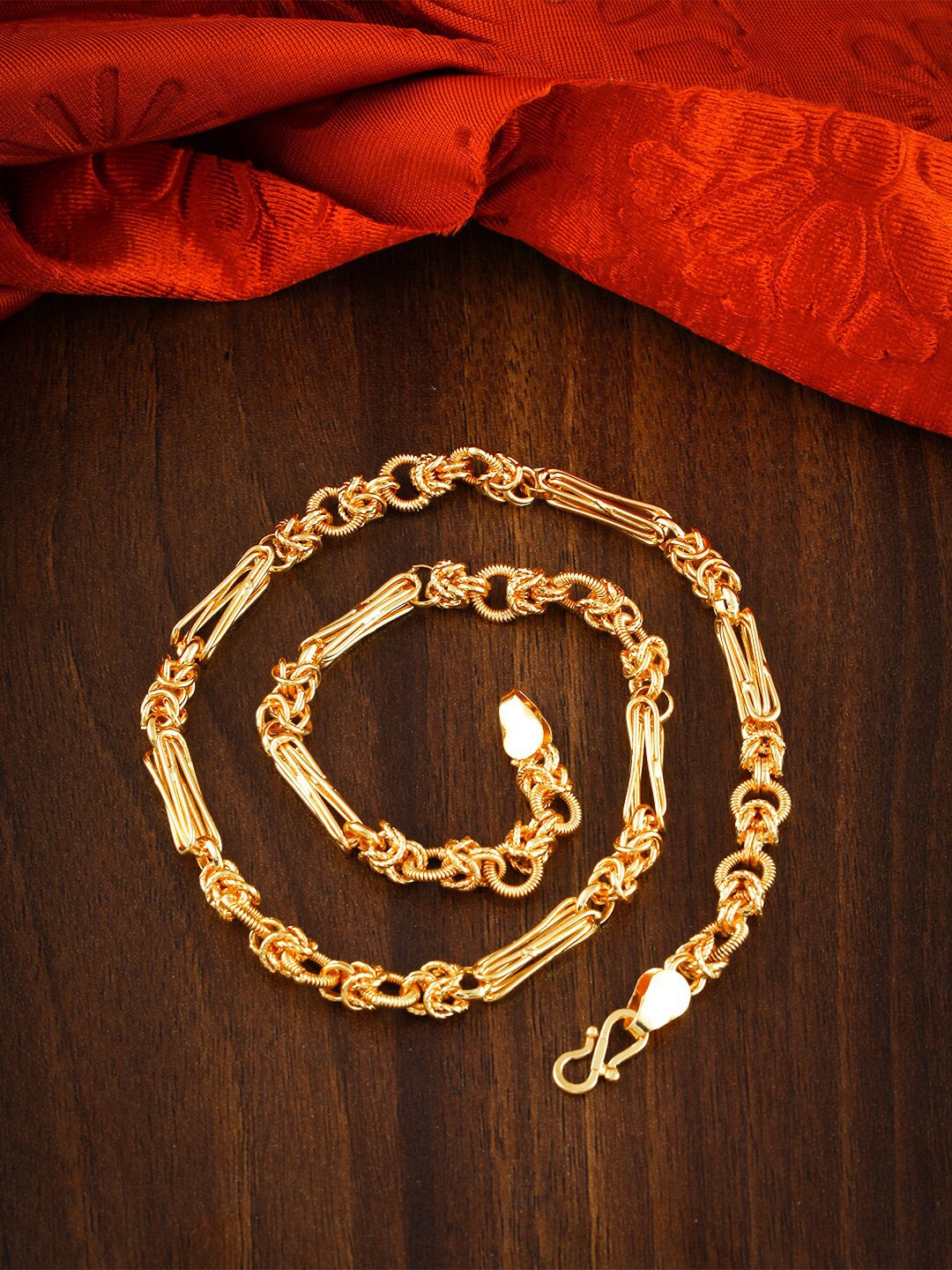 

MEENAZ Men Brass Gold-Plated Chain