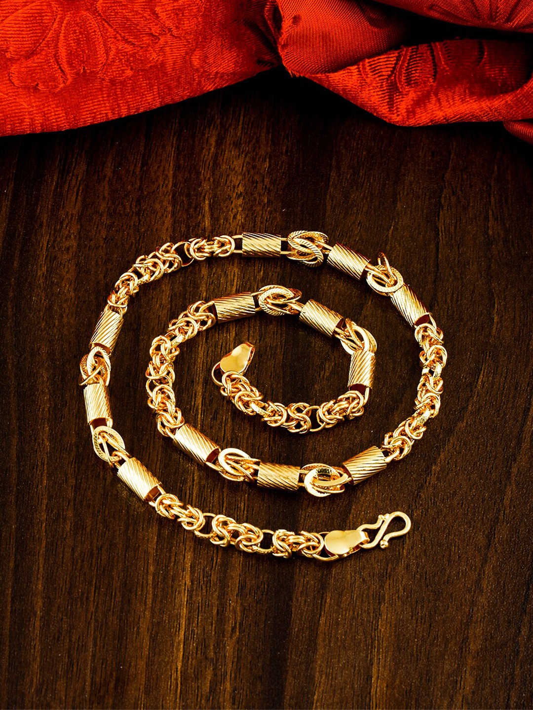 

MEENAZ Men Brass Gold-Plated Chain