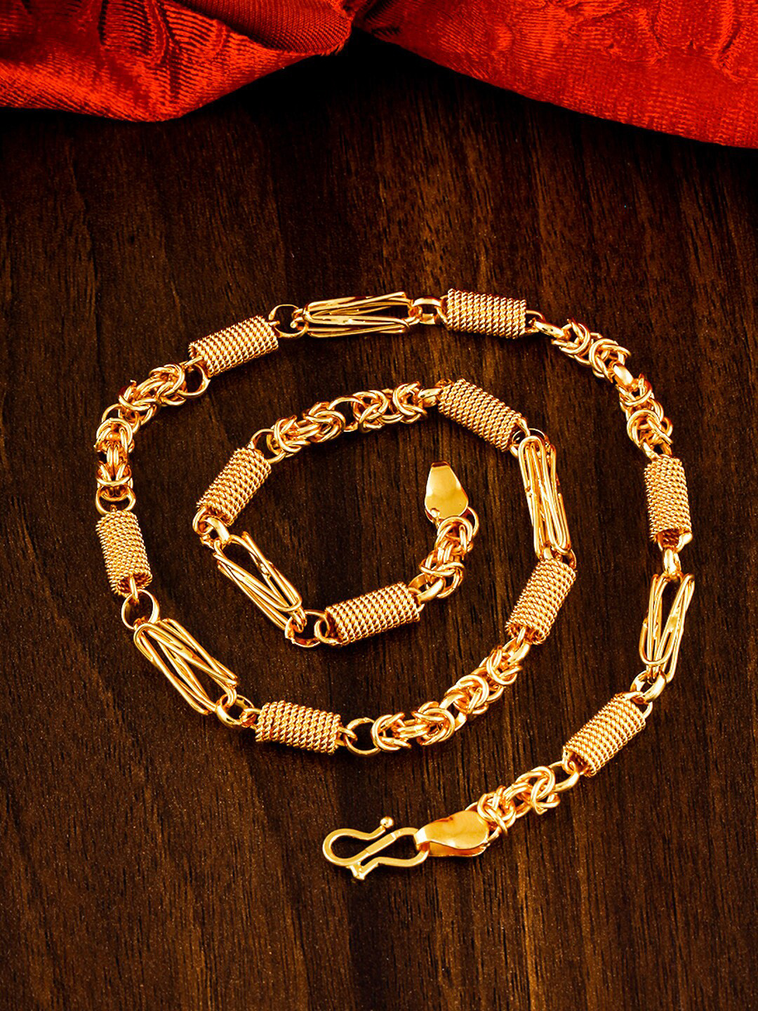 

MEENAZ Men Brass Gold-Plated Chain