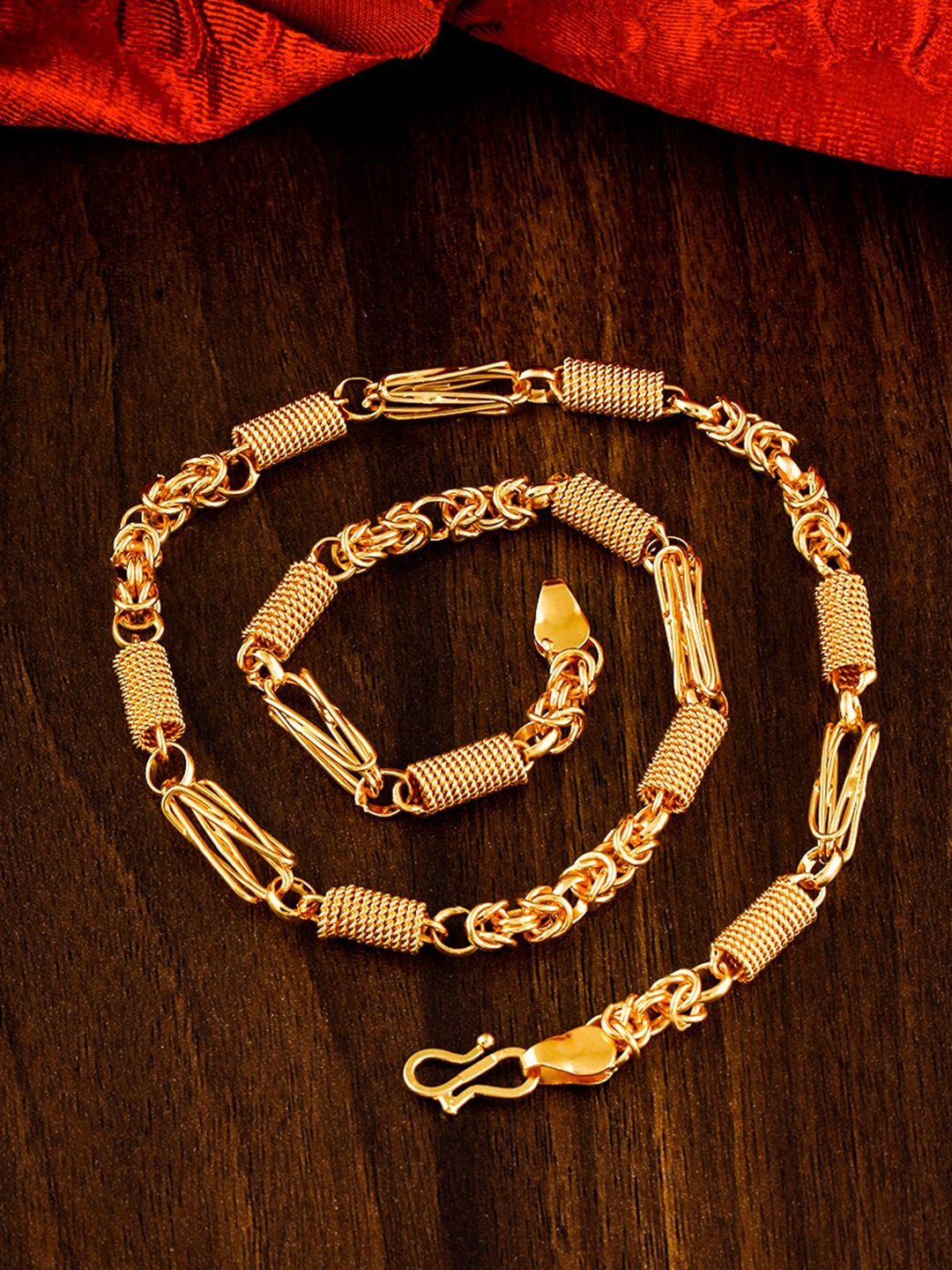 

MEENAZ Men Brass Gold-Plated Chain