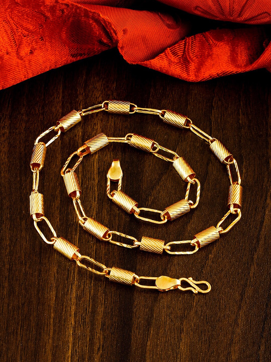 

MEENAZ Men Brass Gold-Plated Chain