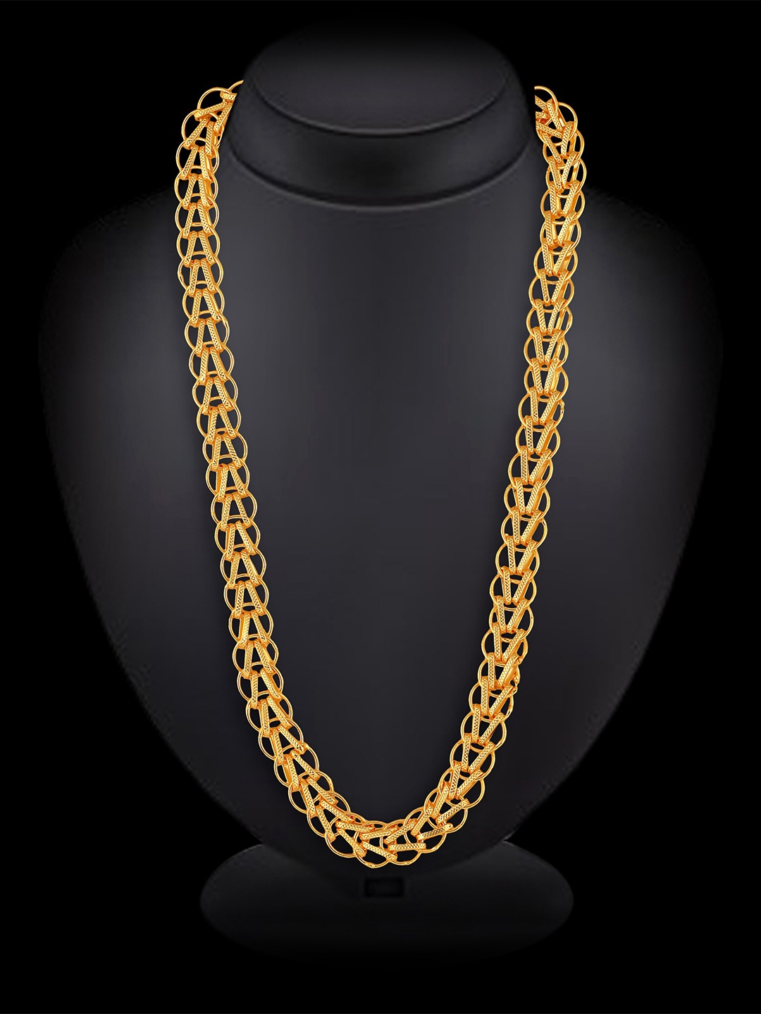 

MEENAZ Men Gold-Plated Brass Long Chain
