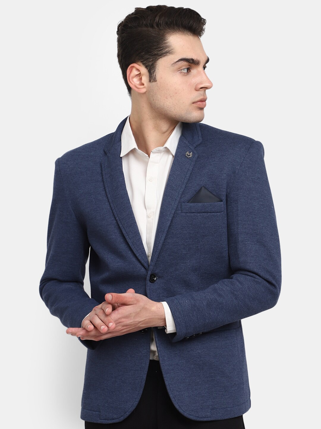 

V-Mart Single Breasted Blazers, Blue