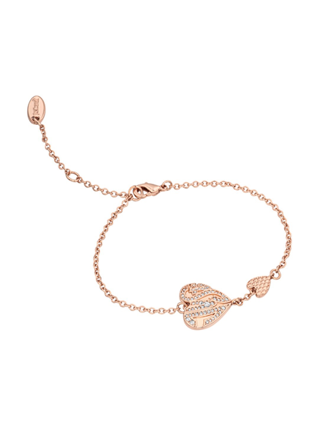 

Just Cavalli Women Rose Gold Plated Wraparound Bracelet