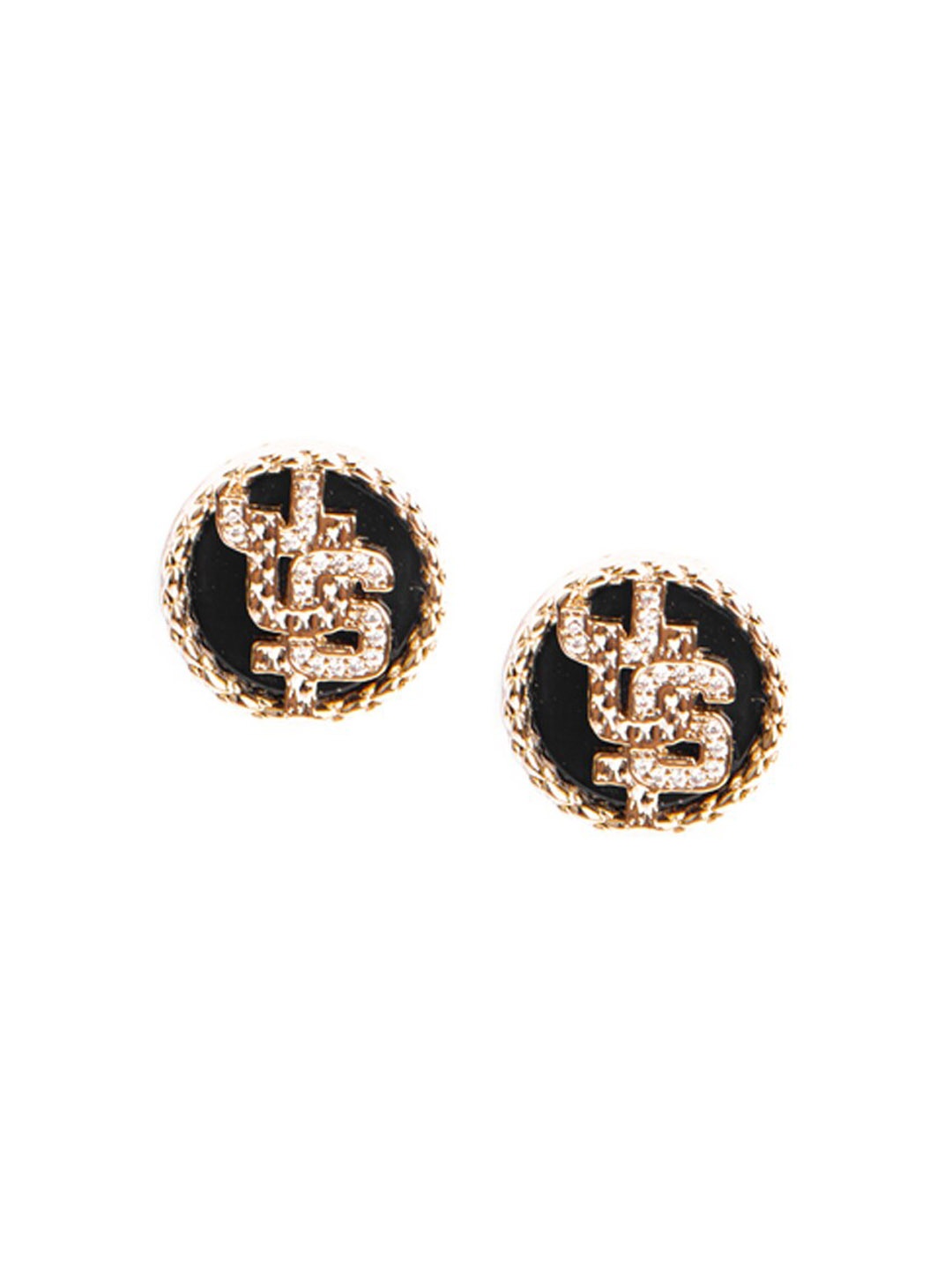 

Just Cavalli Gold-Plated Circular Studs Earrings