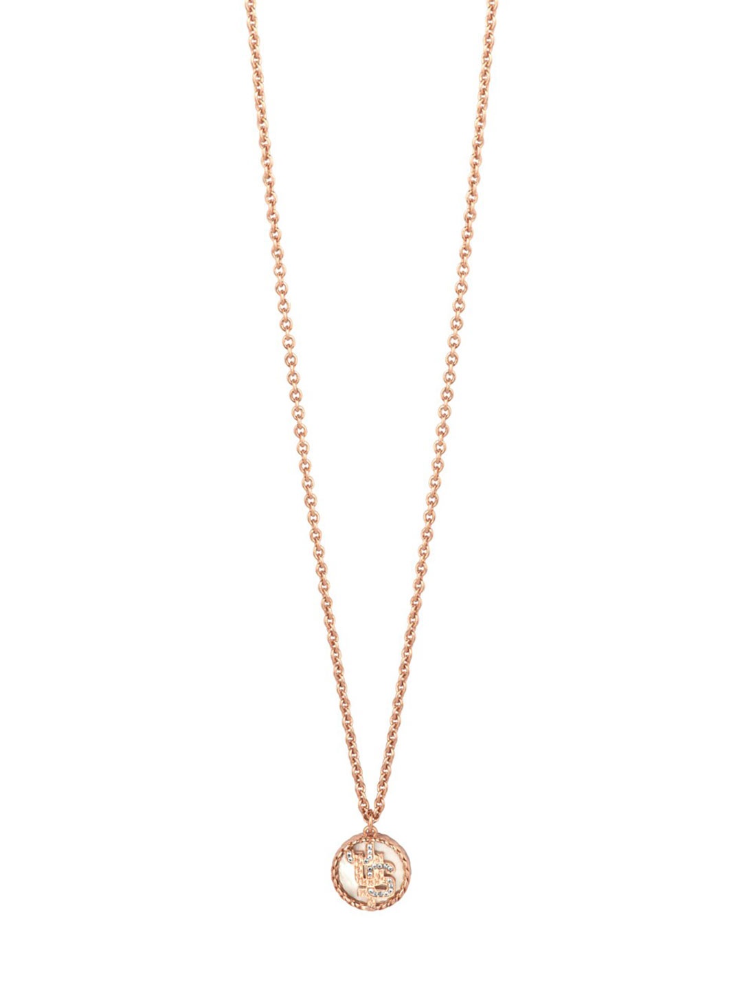 

Just Cavalli Rose Gold & White Necklace