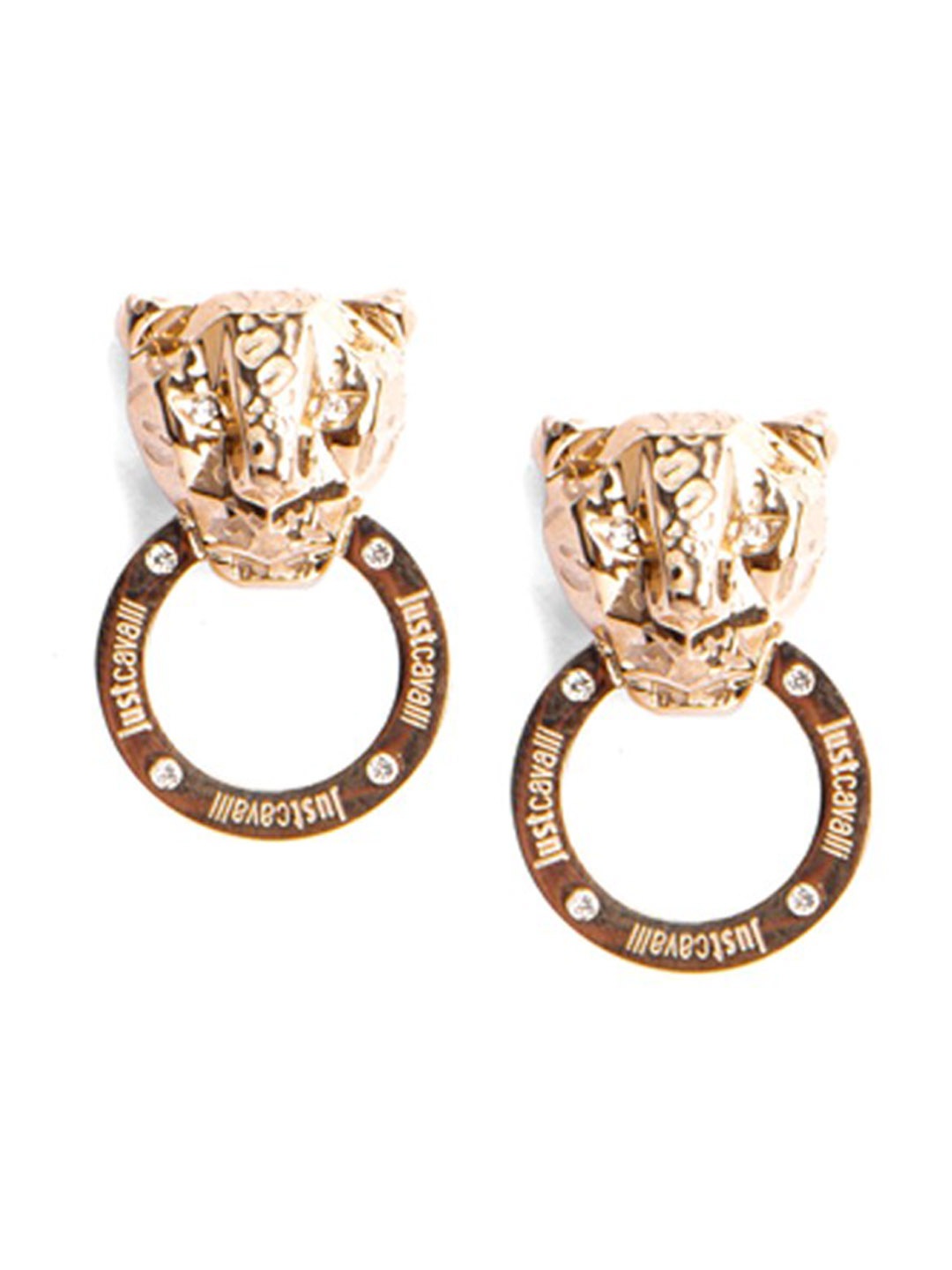 

Just Cavalli Gold-Plated Contemporary Drop Earrings