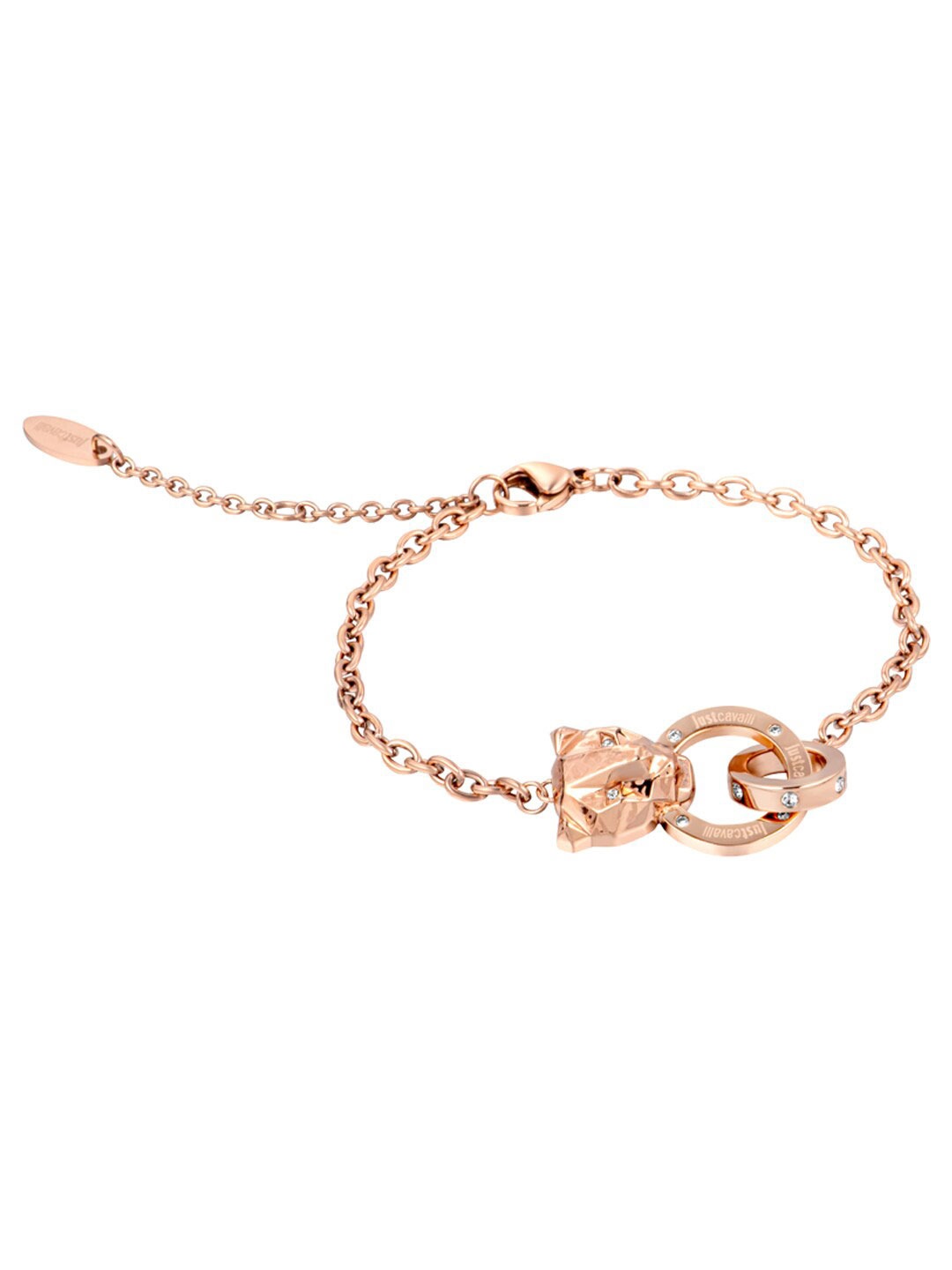 

Just Cavalli Women Link Bracelet, Rose gold
