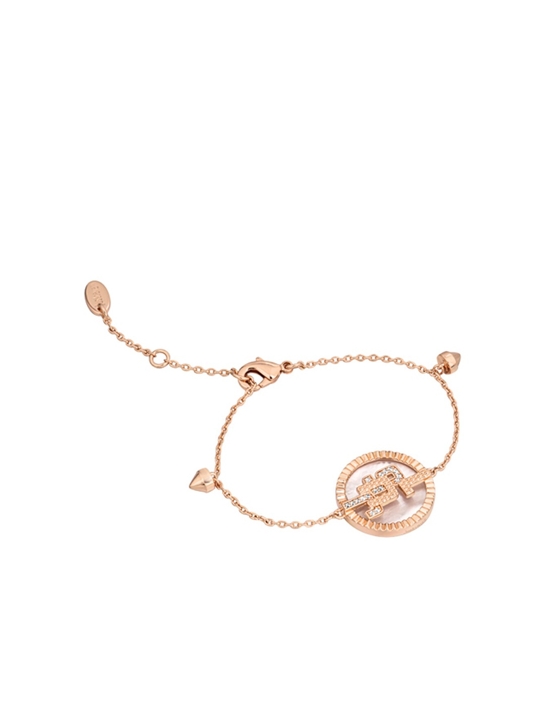 

Just Cavalli Women Link Bracelet, Rose gold