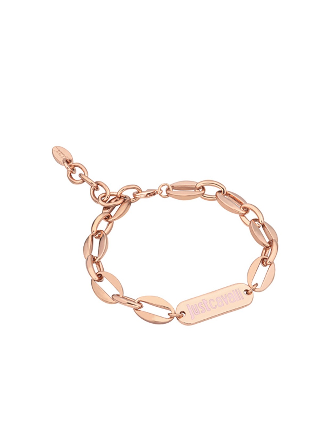 

Just Cavalli Women Stainless Steel Link Bracelet, Rose gold