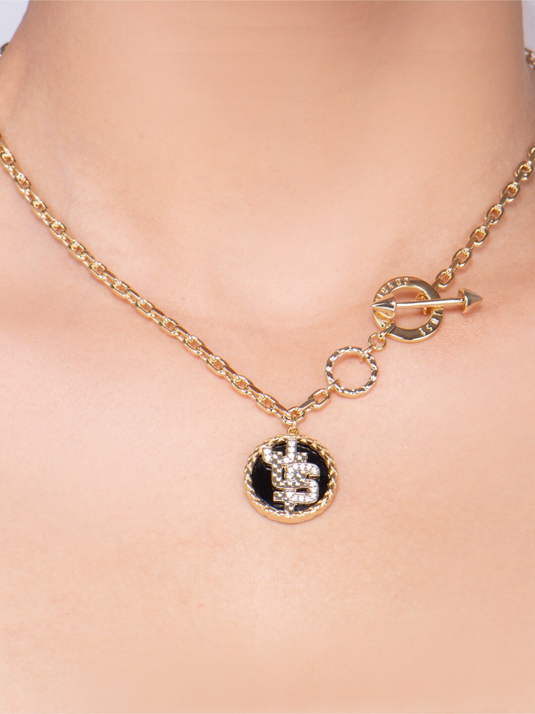 

Just Cavalli Gold-Plated Artificial Stones Necklace