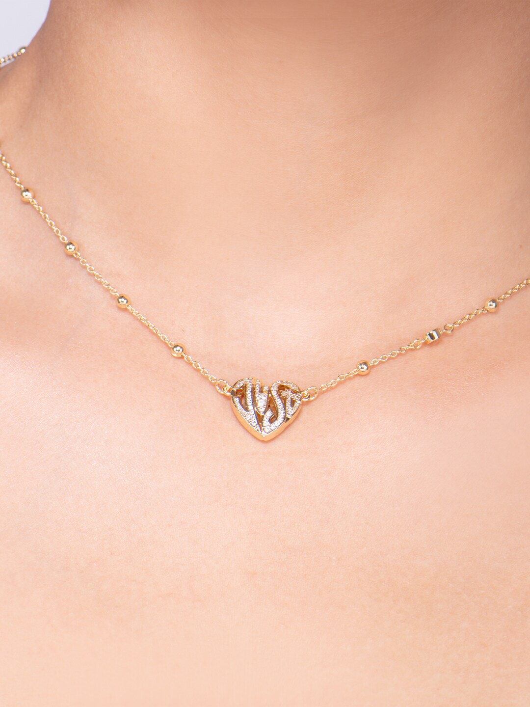 

Just Cavalli Gold-Plated Artificial Stones Chain