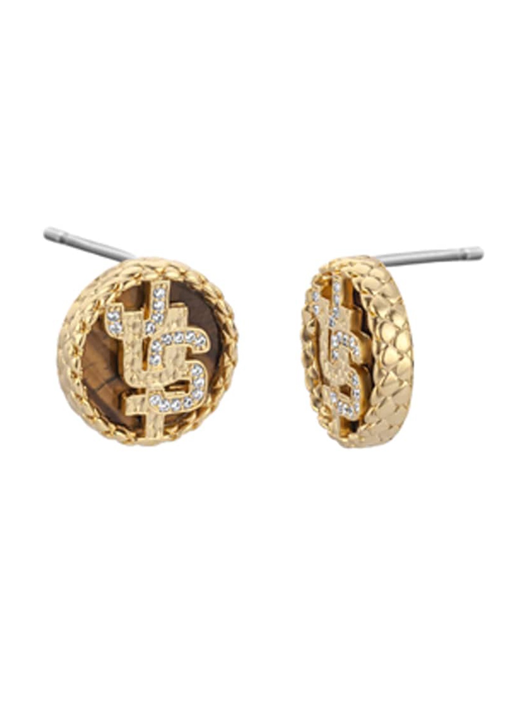

Just Cavalli Gold-Plated Circular Studs Earrings