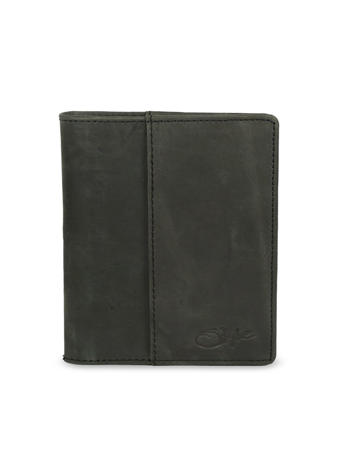 

Style Shoes Textured Leather Passport Cover, Black