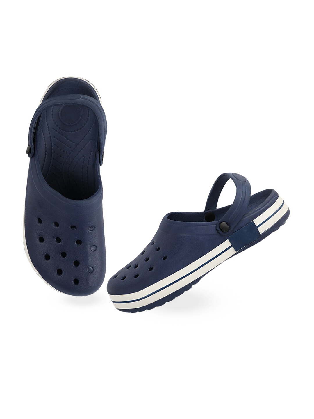 

Try Me Men Lightweight Clogs, Navy blue